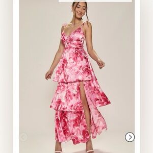 Francesca's Collections | Dresses | Francescas Robin Floral Tiered Maxi  Dress | Poshmark